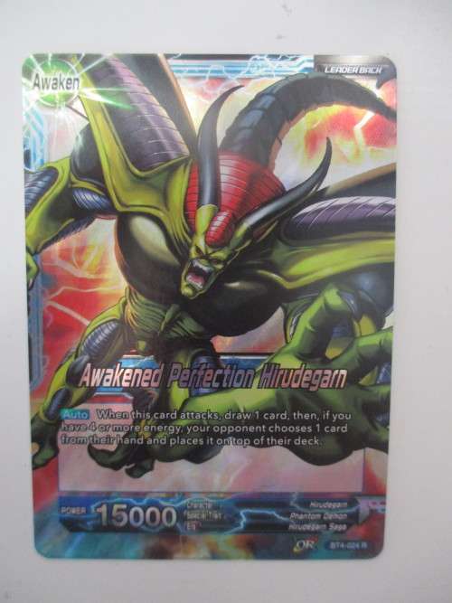 DRAGON BALL Z TRADING CARD -  FOIL CARD -  AWAKENED PERFECTION HIRUDEGARN