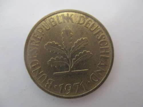 GERMANY - 10  PFENNIG - 1971   - LOVELY DETAIL