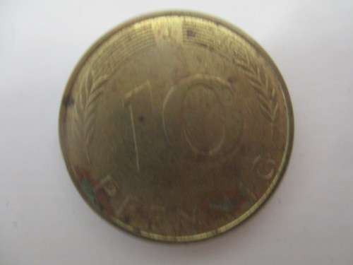GERMANY - 10  PFENNIG - 1971   - LOVELY DETAIL