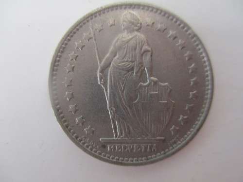 SWITZERLAND -  1 FRANC  - 1969 GREAT DETAIL
