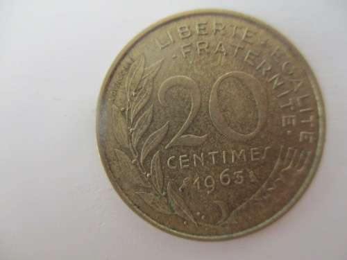 FRANCE - 20 CENTIMES - 1963 - LOVELY DETAILED COIN