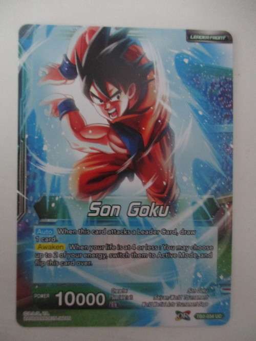 DRAGON BALL Z TRADING CARD - STOPPING POWER SON GOKU
