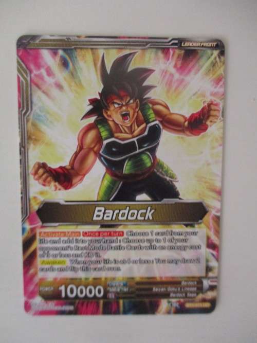 DRAGON BALL Z TRADING CARD - TWO SIDED CARD BARDOCK