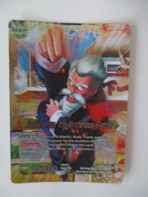 DRAGON BALL Z TRADING CARD - FOIL CARD - JACKIE CHUN THE MYSTERIOUS FIGHTER