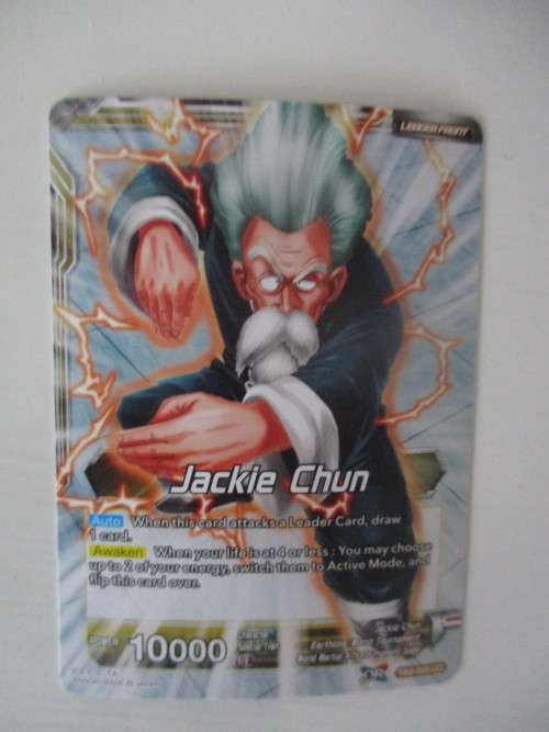 DRAGON BALL Z TRADING CARD - FOIL CARD - JACKIE CHUN THE MYSTERIOUS FIGHTER