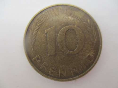 GERMANY - 10  PFENNIG - 1982  - LOVELY DETAIL