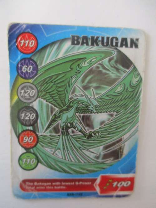 VINTAGE METAL BAKUGAN TRADING CARD