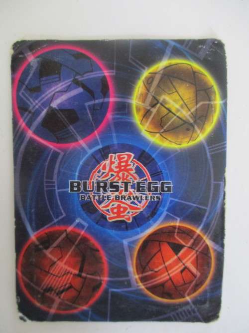 VINTAGE  METAL BURST EGG BATTLE BRAWLERS CARD - CENTIPEDE