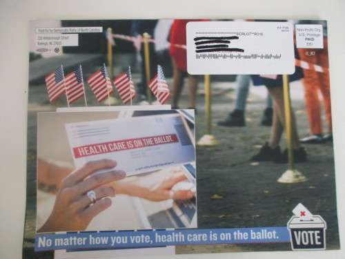 VOTE FOR HEALTH CARE  USA TRUMP AND BIDEN