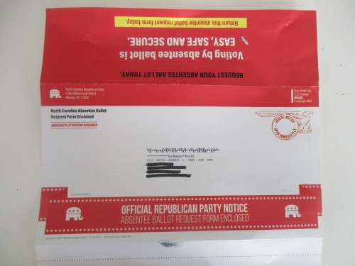 ABSENTEE REQUEST FORM USA -  TRUMP  VERSUS BIDEN