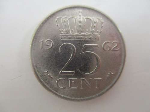 NETHERLANDS 25c  1962