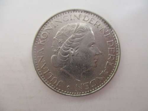 NETHERLANDS  1 GULDEN 1969