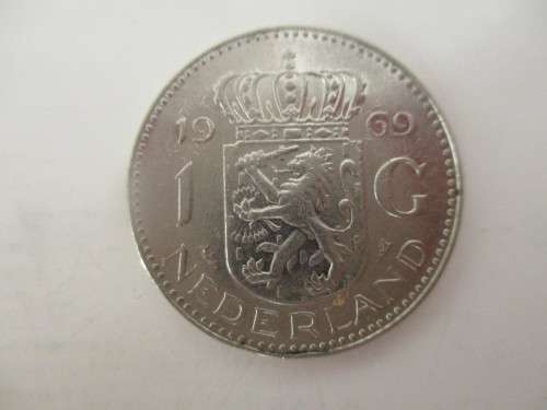 NETHERLANDS  1 GULDEN 1969