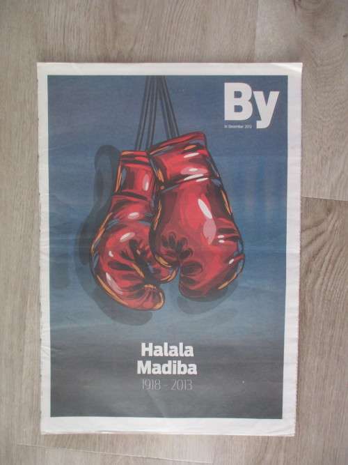 NEWSPAPER INSERT MANDELA - HALALA MADIBA 1918-2013 - DIE BURGER 2013