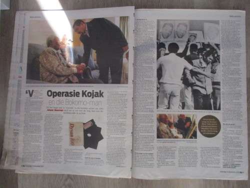 NEWSPAPER INSERT MANDELA - HALALA MADIBA 1918-2013 - DIE BURGER 2013