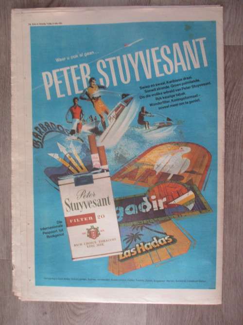 VINTAGE NEWSPAPER - PRES. SWART  OOSTERLIG  1982