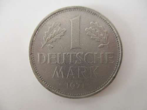 GERMANY 1 MARK  1971  COIN