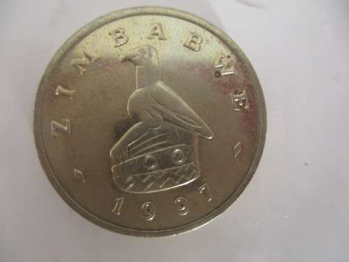 ZIMBABWE 2 DOLLAR COIN- 1997  GREAT CONDITION