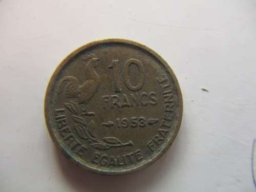 FRANCE - 1953  10 FRANCS