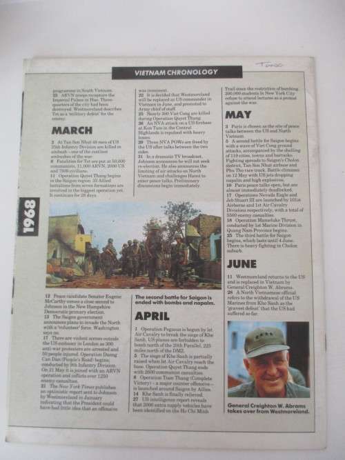 NAM THE VIETNAM EXPERIENCE 1965-75 - MAGAZINE NO. 11