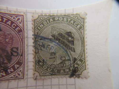 CANADA  AND INDIA QUEEN VICTORIA STAMPS