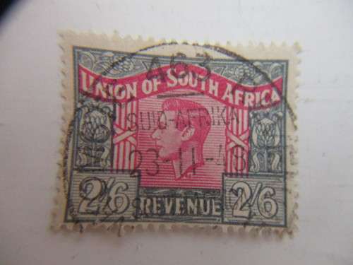 SOUTH AFRICA LOT OF REVENUE STAMPS