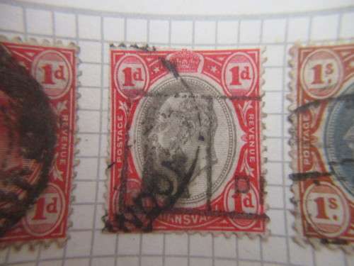 TRANSVAAL 3 OLD USED MOUNTED STAMPS