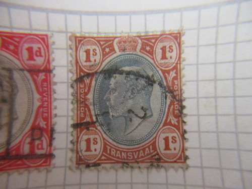 TRANSVAAL 3 OLD USED MOUNTED STAMPS