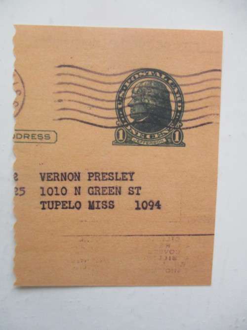 MINI ELVIS POSTER AND 3 COLLECTOR REPLICA ITEMS FROM ELVIS AND MAGAZINE
