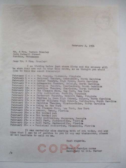 MINI ELVIS POSTER AND 3 COLLECTOR REPLICA DOCUMENTS FROM ELVIS AND MAGAZINE