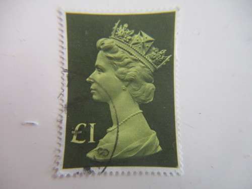 GREAT BRITAIN - QUEEN ELIZABETH USED MACHIN STAMPS  - BUST STAMPS