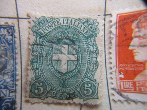ITALY - KING HUMBERT 1901-1927  1 LIRE AND OTHER OLD STAMPS USED MOUNTED