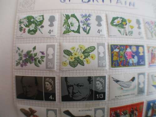 GREAT BRITAIN LOT OF MINT MOUNTED STAMPS
