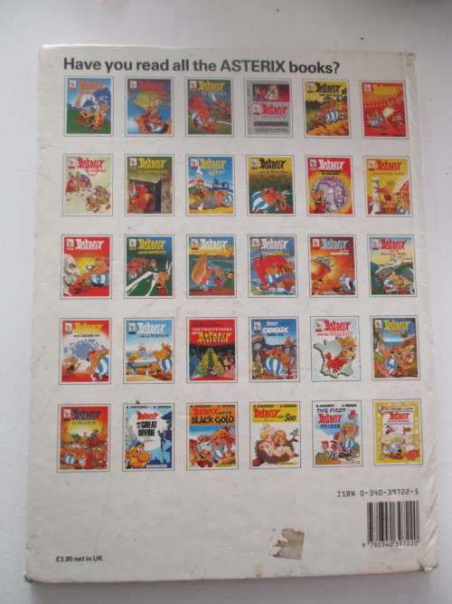 ASTERIX - VERSUS CAESAR THE BOOK OF THE FILM - HARD COVER - 1980`S