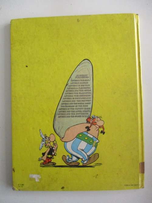 ASTERIX AND THE GREAT CROSSING - HARD COVER -  PRINTED 1976 POSSIBLY FIRST PRINTING