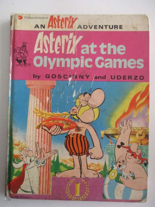 ASTERIX AT THE OLYMPIC GAMES - HARD COVER - PRINTED  1973