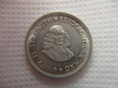 SOUTH AFRICA - 1963 5c COIN