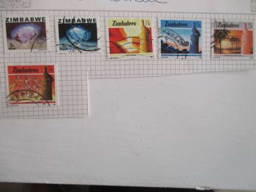 ZIMBABWE - LOT OF 6  MOUNTED STAMPS