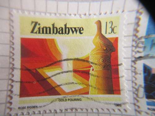 ZIMBABWE - LOT OF 6  MOUNTED STAMPS