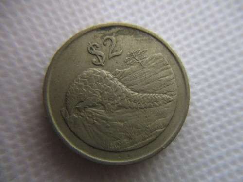 ZIMBABWE - 2$  COIN -  1997