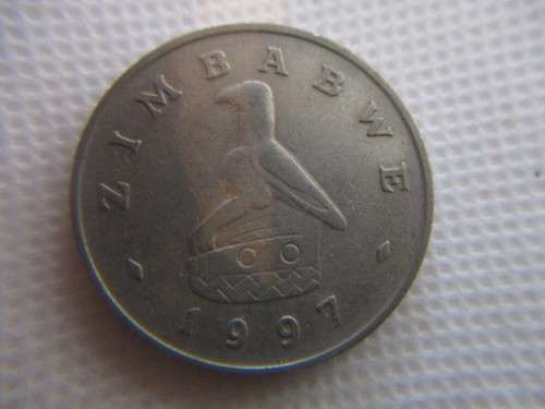 ZIMBABWE 1$ COIN  1997  1 DOLLAR