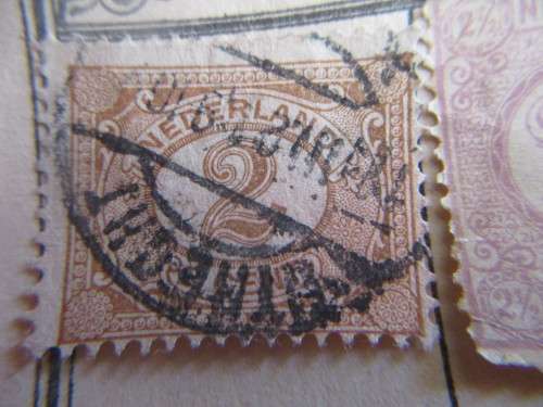 BELGIUM AND NETHERLANDS - 1916 CARMINE POSTAGE DUE AND 2 FREE REVENUE STAMPS