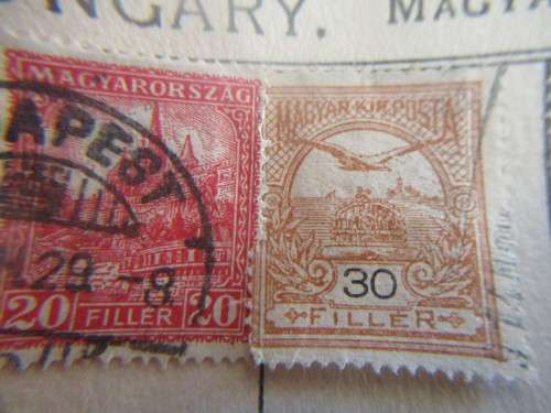 HUNGARY MOSTLY AND 3 NETHERLANDS USED MOUNTED STAMPS