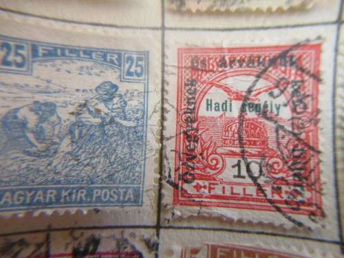 HUNGARY MOSTLY AND 3 NETHERLANDS USED MOUNTED STAMPS