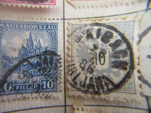 HUNGARY MOSTLY AND 3 NETHERLANDS USED MOUNTED STAMPS
