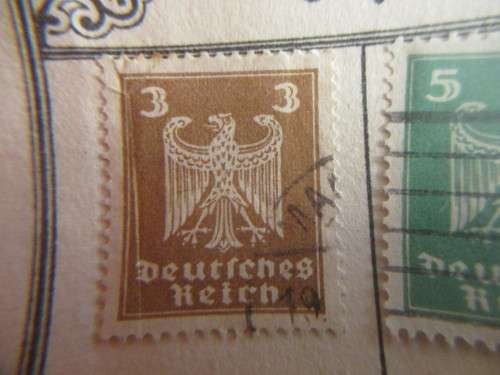 GERMANY -IMPERIAL EAGLE - WEIMAR REPUBLIC