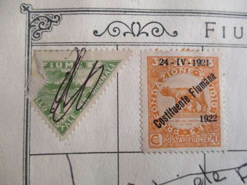 ITALY - FIUME  - 1922 UNUSED MOUNTED STAMP