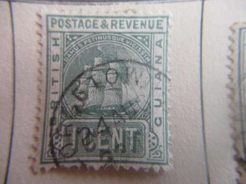BRITISH GUIANA AND BUENOS AYRES OLD MOUNTED STAMPS