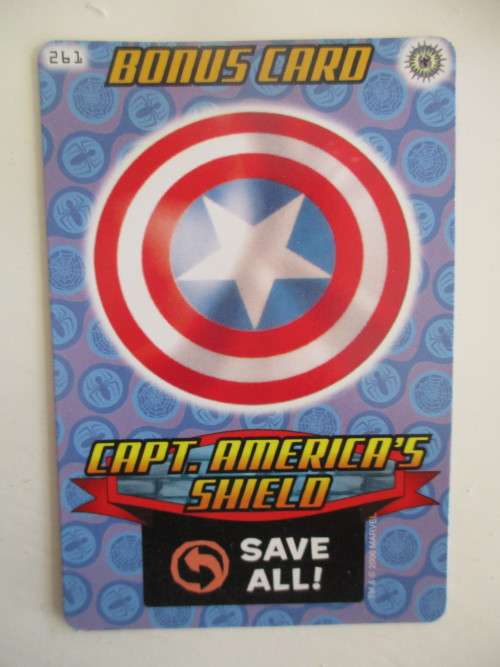 MARVEL TRADING CARDS - SPIDER-MAN / HEROES and VILLIANS  - NO. 261 - BONUS CARD