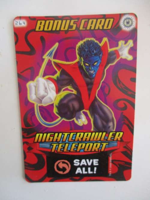 MARVEL TRADING CARDS - SPIDER-MAN / HEROES and VILLIANS  - NO.264 NIGHTCRAWLER TELEPORT